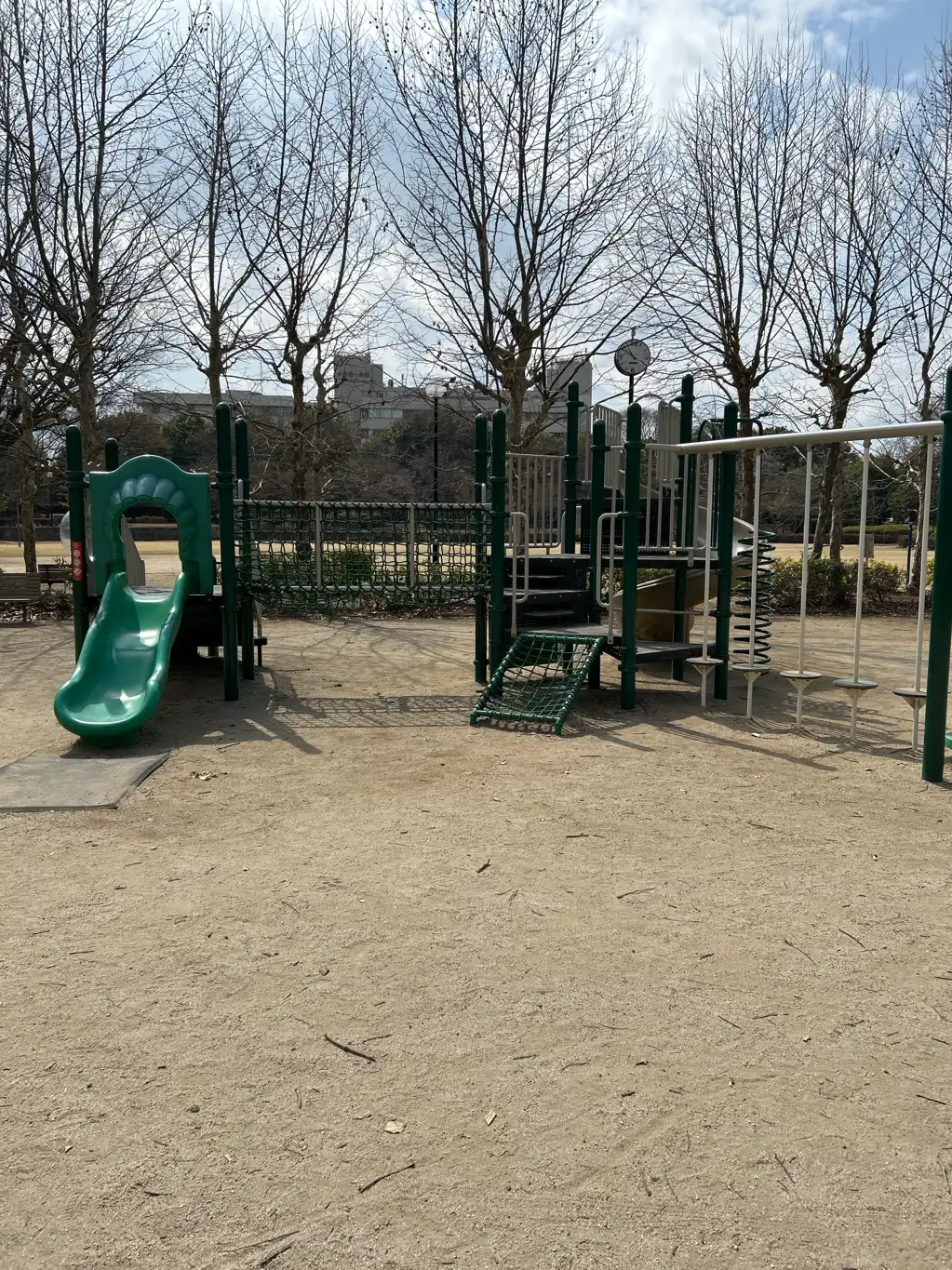 公園のアスレチック