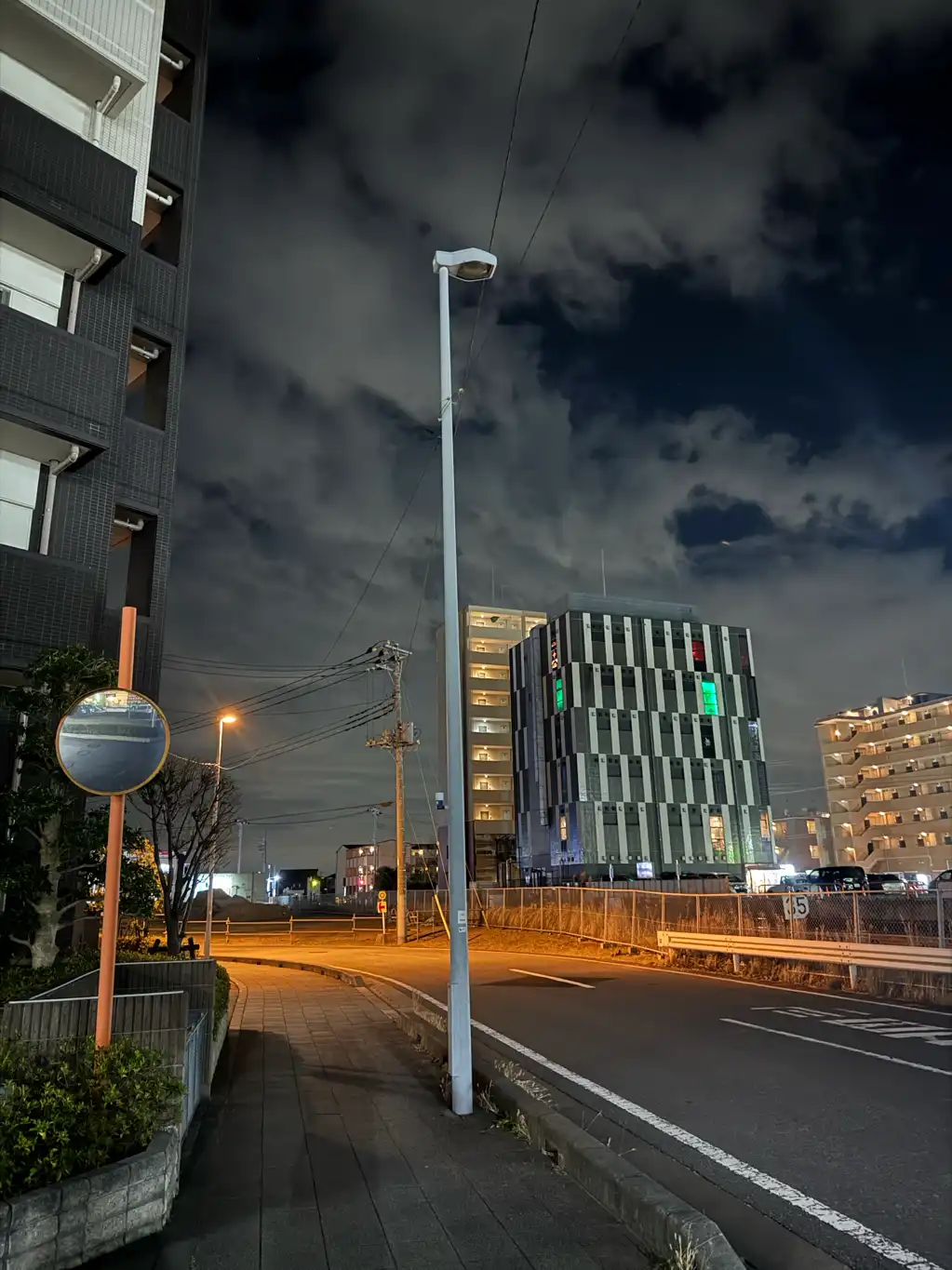 防犯灯が点灯していない