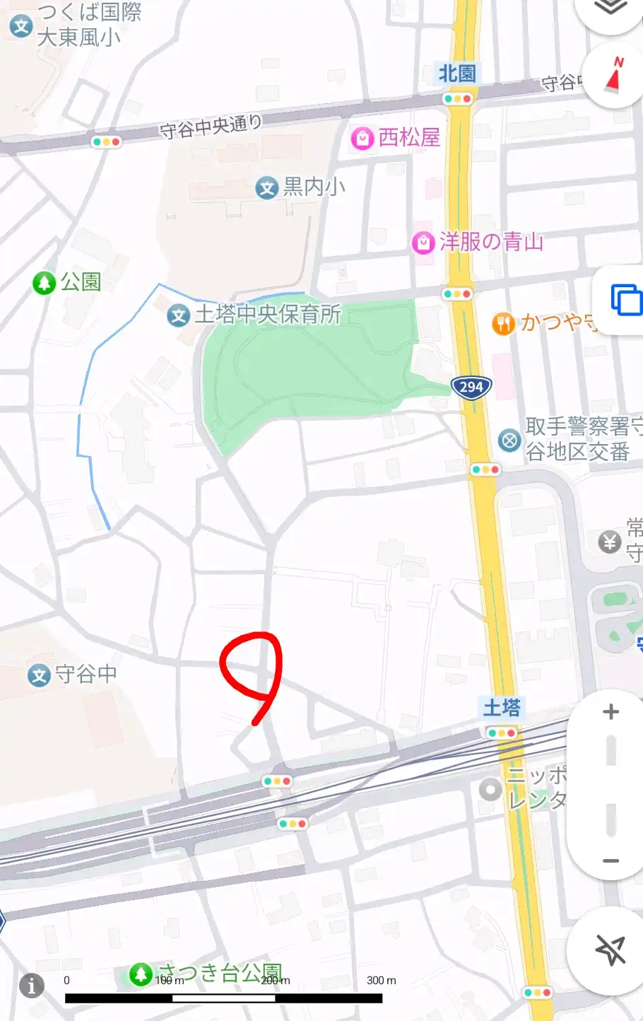 カーブミラー破損