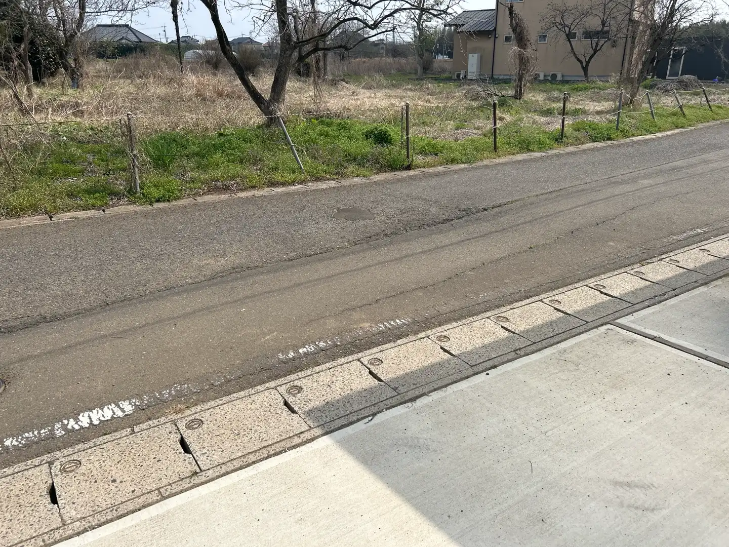 道路の窪みが気になります