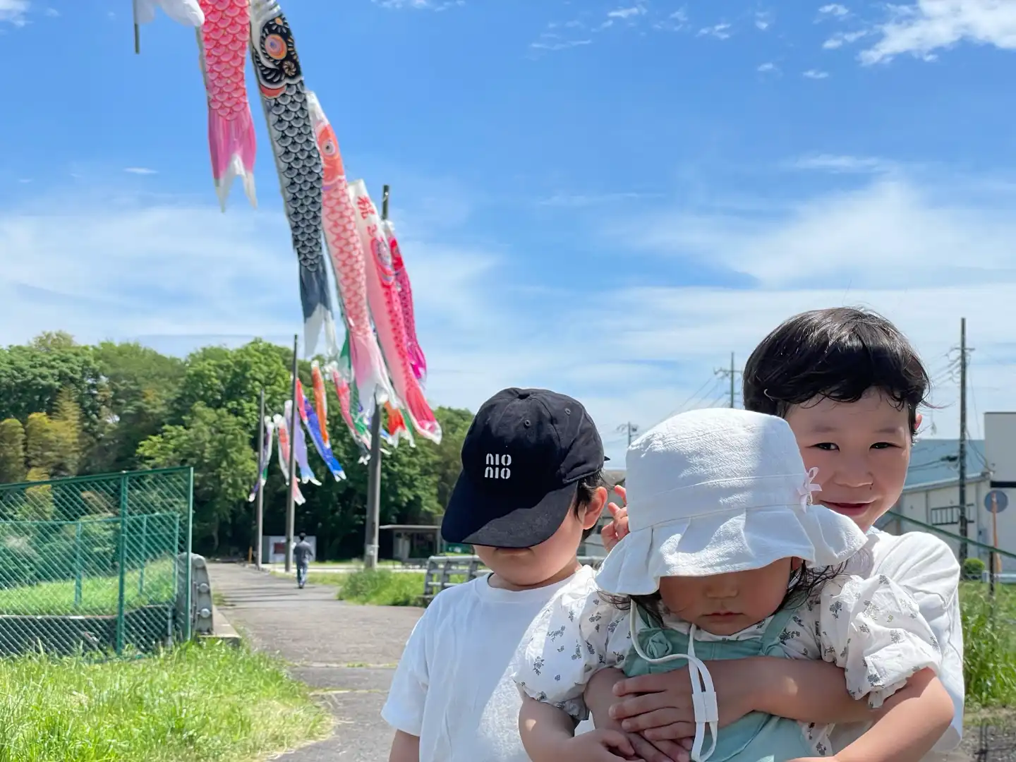 鯉のぼり楽しい！